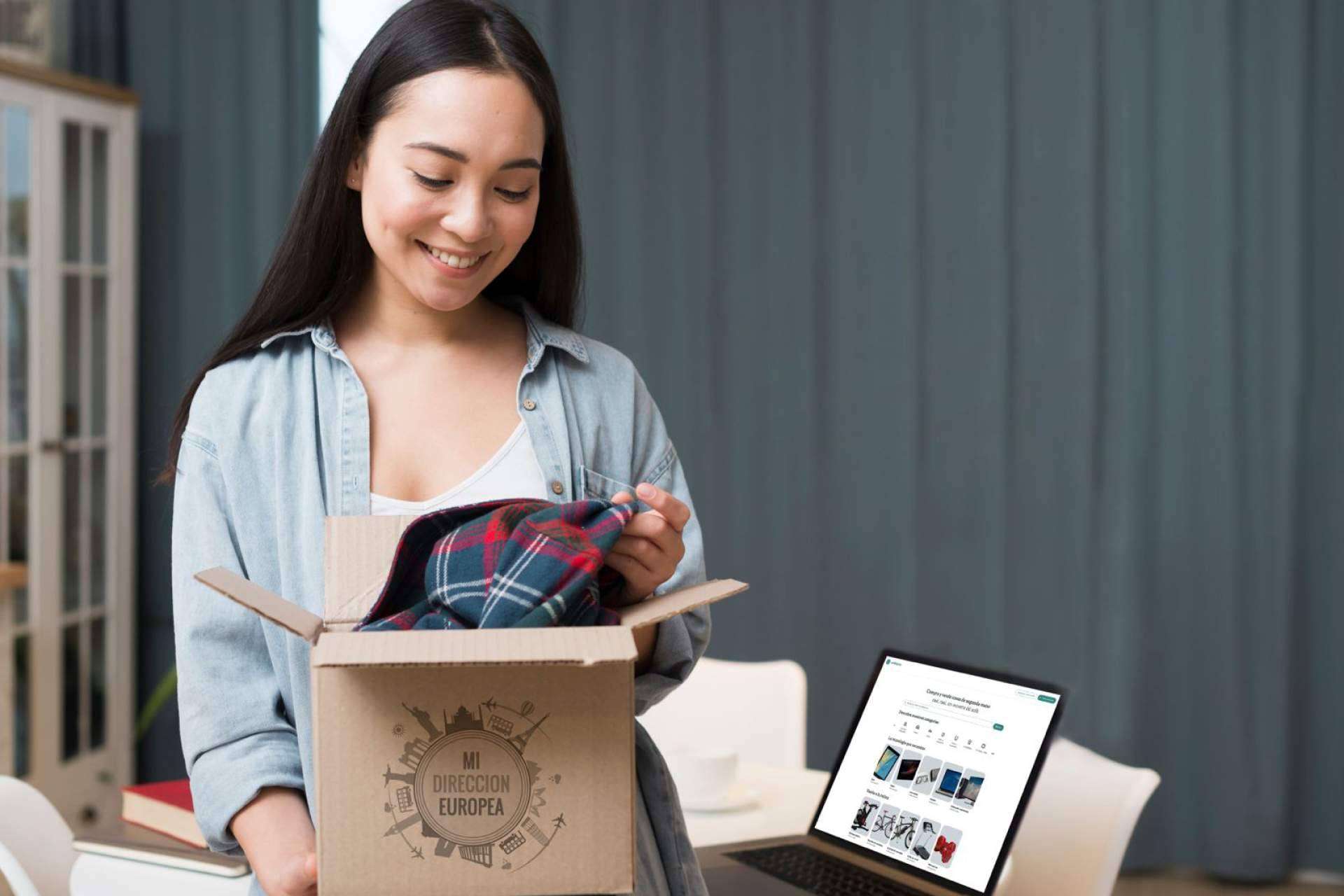La firma Mi Dirección Europea gestiona envíos internacionales con Wallapop