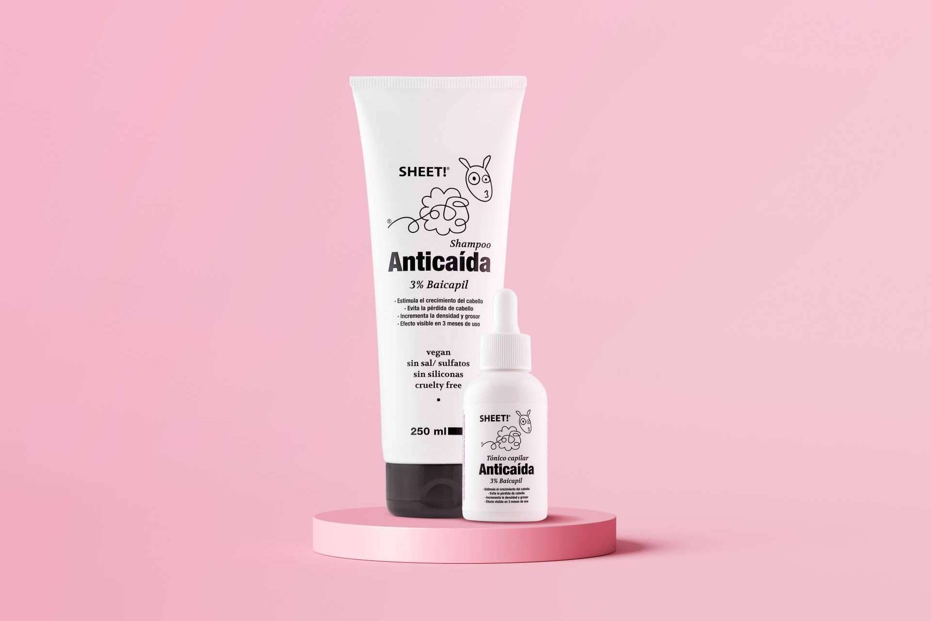 SHEET lanza su tratamiento 3% Baicapil para combatir la caída del cabello y fomentar su crecimiento