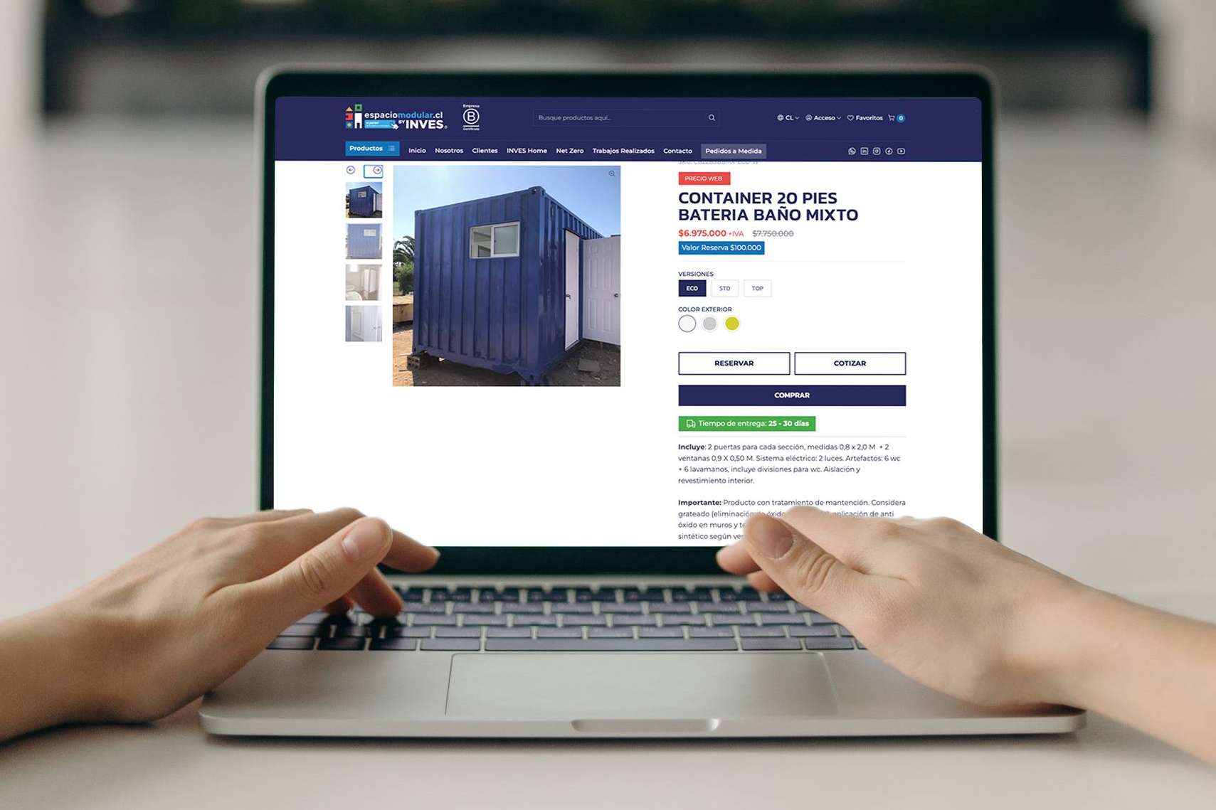 INVES lanza espaciomodular.cl, el portal pionero de módulos y containers en Chile